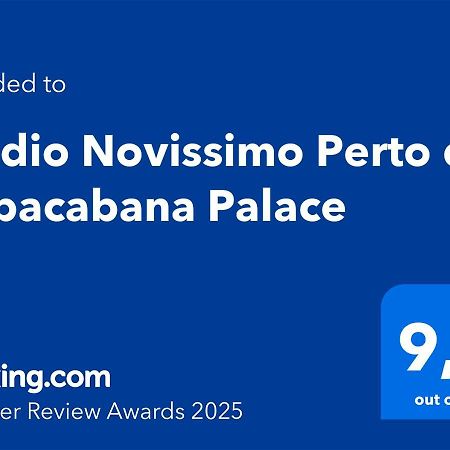 Studio Novissimo Perto Do Copacabana Palace Rio de Janeiro Exterior foto